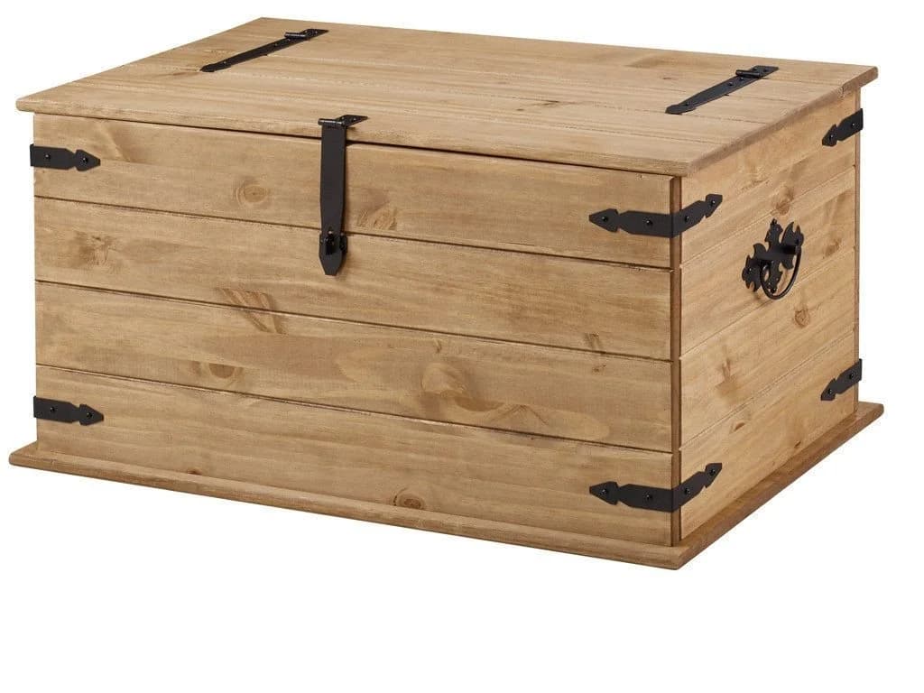 SAM® Truhentisch Torreon Massivholz Truhen-Couchtisch Mexican Style - Bild 3