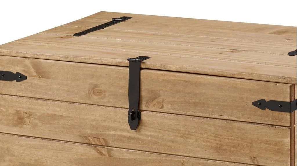 SAM® Truhentisch Torreon Massivholz Truhen-Couchtisch Mexican Style - Bild 4