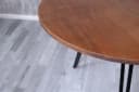 SAM Esstisch Nami rund 110 cm Akazienholz massiv nussbaumfarben Bild 4