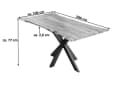SAM® Baumkantentisch Memphistos Akazienholz Metallgestell Spider-Form Bild 1