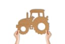 Namofactur LED Nachtlicht Traktor Wandlampe MDF Holz Warmweiß Bild 3