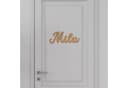Namofactur Namensschild Mila Wanddeko MDF Holz Beige Bild 3