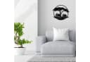 Namofactur LED Wanddeko Elefant Schwarz Pappelsperrholz Bild 3