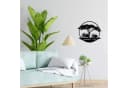 Namofactur LED Wanddeko Elefant Schwarz Pappelsperrholz Bild 5