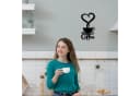 Namofactur 3D-Wandtattoo Kaffee Deko Holz Wandtattoo Kaffeetasse Herz Dampf Wandbild Bild 3