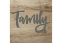 Namofactur 3D-Wandtattoo "Family" aus Holz Grau Bild 1