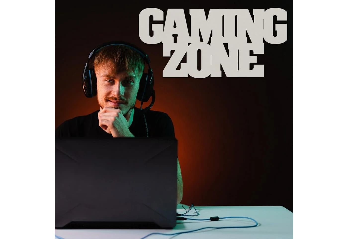 Namofactur LED Dekolicht Gaming Zone Schwarz RGB Fernbedienung - Bild 3