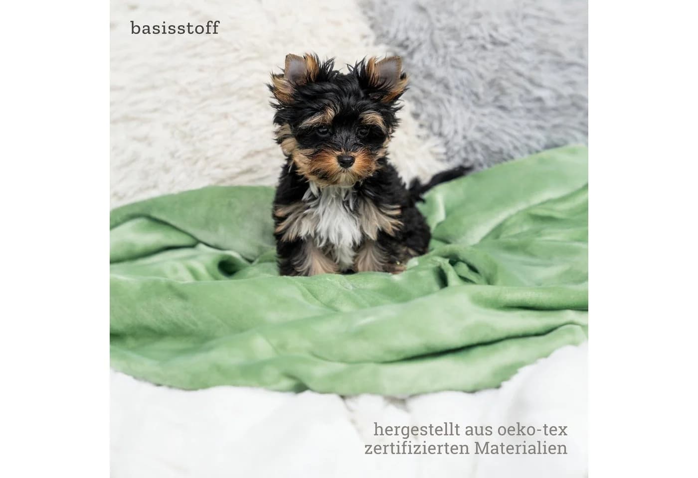 Basisstoff Wohndecke Cloudy Kuscheldecke mit Ecktasche Polyester - Bild 4