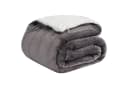 Wohndecke Cloudy Kuscheldecke warm Sherpa Couchdecke mit Ecktasche, Basisstoff Bild 2