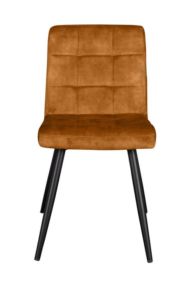 LC Home Esszimmerstuhl Barnet Samt Senfgelb Modern - Bild 4