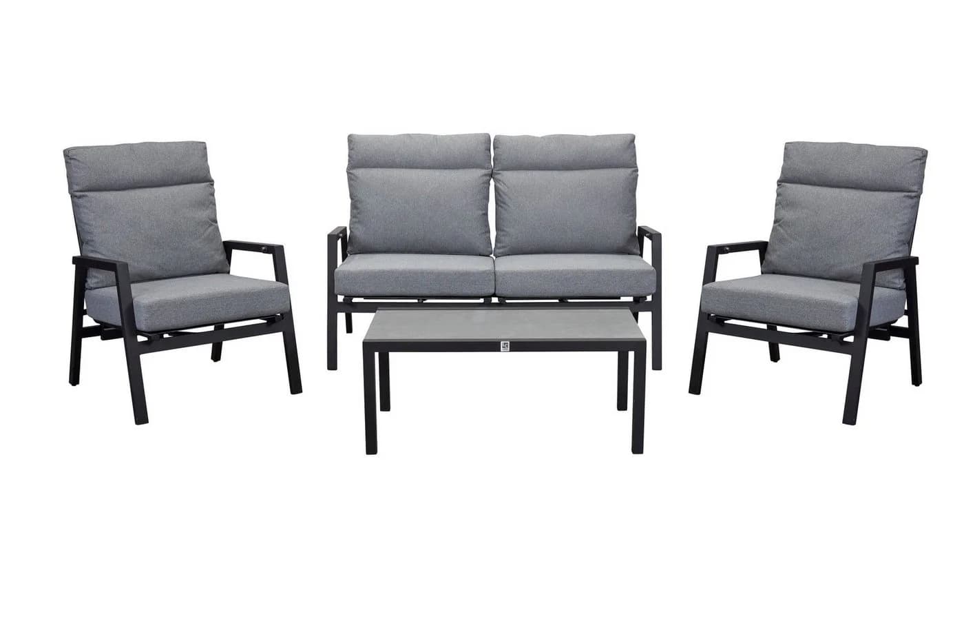LC Garden Sondrino Living Lounge Set 4tlg. XL Anthrazit Aluminium - Bild 2