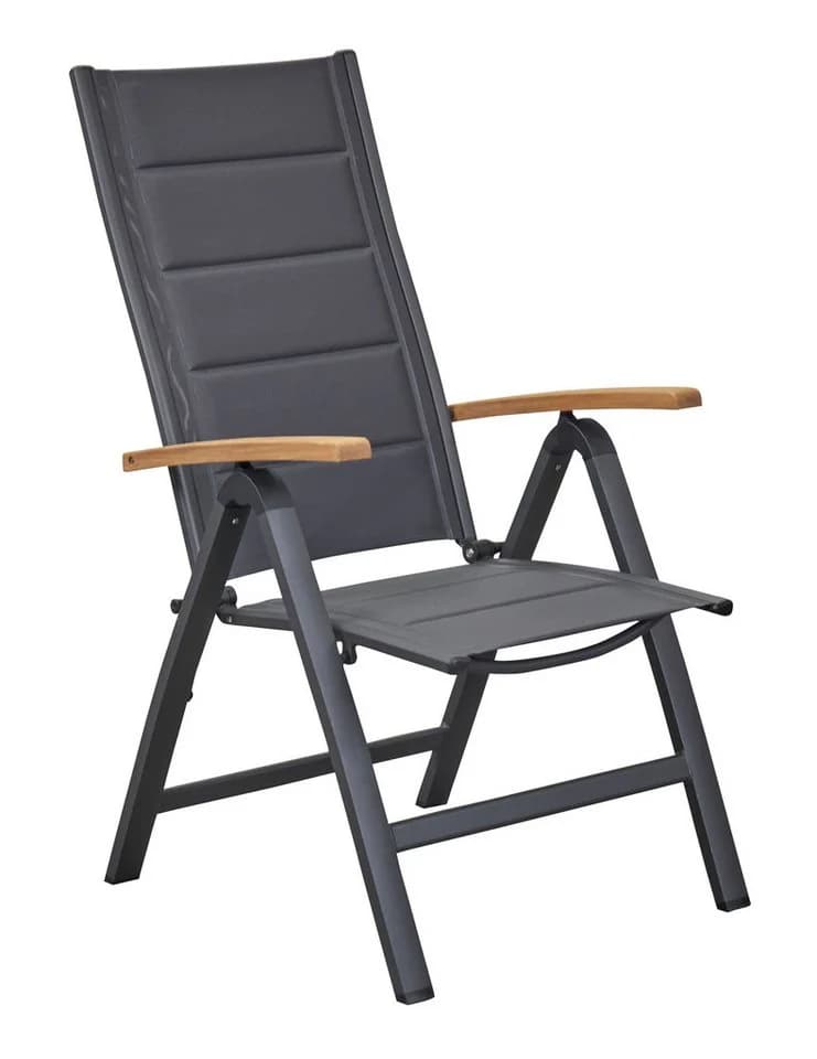 LC Garden Klappsessel Unicamo Anthrazit Aluminium - Bild 2