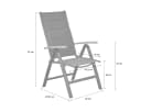 LC Garden Klappsessel Unicamo Anthrazit Aluminium Bild 3