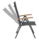 LC Garden Klappsessel Unicamo Anthrazit Aluminium Bild 5