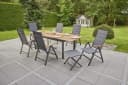 LC Garden Polsterhocker Unicamo anthrazit Aluminium Bild 1