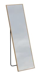 LC Home Wandspiegel Aluminiumgestell Schwarz Gold 2-in-1 Bild 1