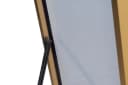LC Home Wandspiegel Aluminiumgestell Schwarz Gold 2-in-1 Bild 5