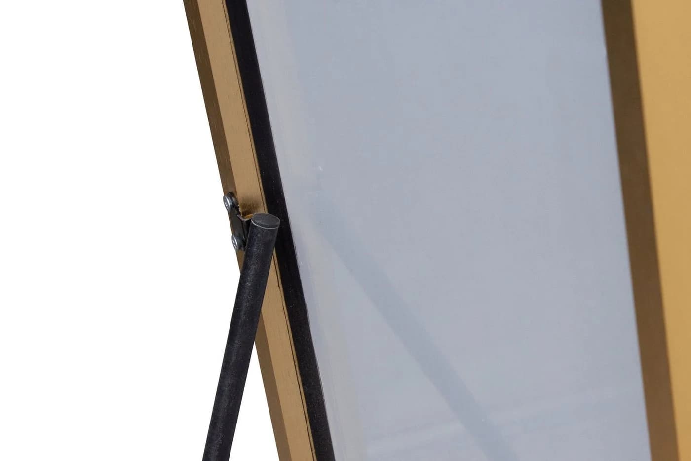 LC Home Wandspiegel Aluminiumgestell Schwarz Gold 2-in-1 - Bild 5