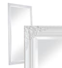 LC Home Barock Wandspiegel Weiß Vollholz Facettenschliff Bild 2