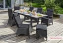 LC Garden Keramo Gartenstuhl Grau Aluminium Bild 1