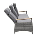 LC Garden Gartensofa Keramo 3er Sofa grau-mix Aluminium Teak Bild 5