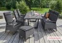 La Casa Keramo Tisch ausziehbar Holzoptik Dunkelgrau Bild 1