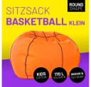 Lumaland Basketball Sitzsack 370l & 170l, Orange/Schwarz Bild 1