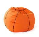 Lumaland Basketball Sitzsack XXL 370l Polyester Schwarz/Orange Bild 2