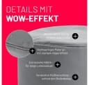 Lumaland Sitzsack Pouf Grau In- & Outdoor Hocker Bild 5