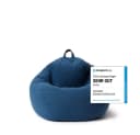 Lumaland Comfort Line Sitzsack M 120L Dunkelblau Polyester Bild 2