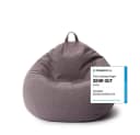 Lumaland Sitzsack Comfort Line L 185L Grau Polyester Bild 2