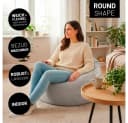 Lumaland Sitzsack Comfort Line XL 250L Grau Polyester Bild 1
