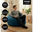 Lumaland Sitzsack Comfort Line XXL Dunkelblau Polyester Bild 1