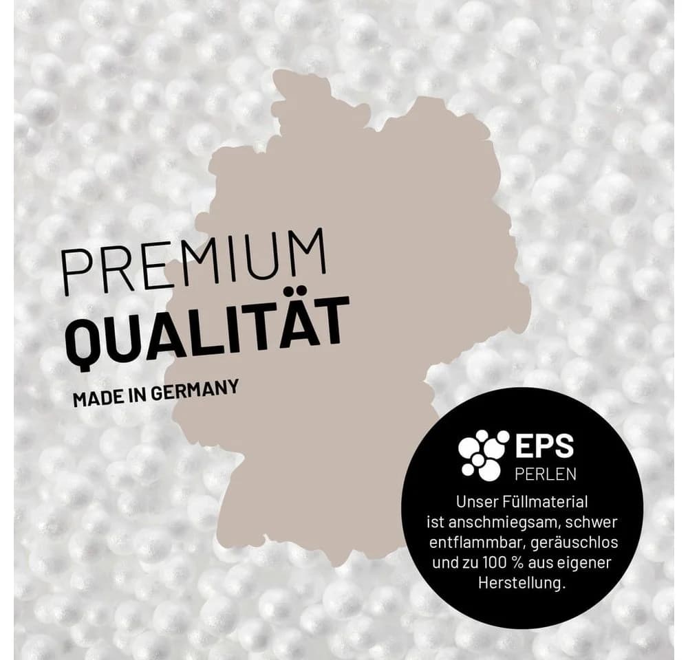 Pflegeleichter Sitzsack Hocker - Bequemer Bean Bag - Bild 4