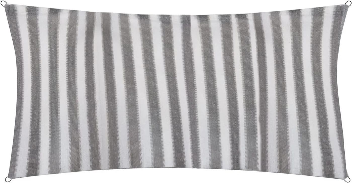 Lumaland Sonnensegel Grau/Weiß UV-Schutz 2x4m - Bild 2