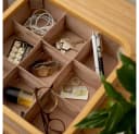 Lumaland Organizer 3er Set mit Bambusrahmen Taupe Bild 5