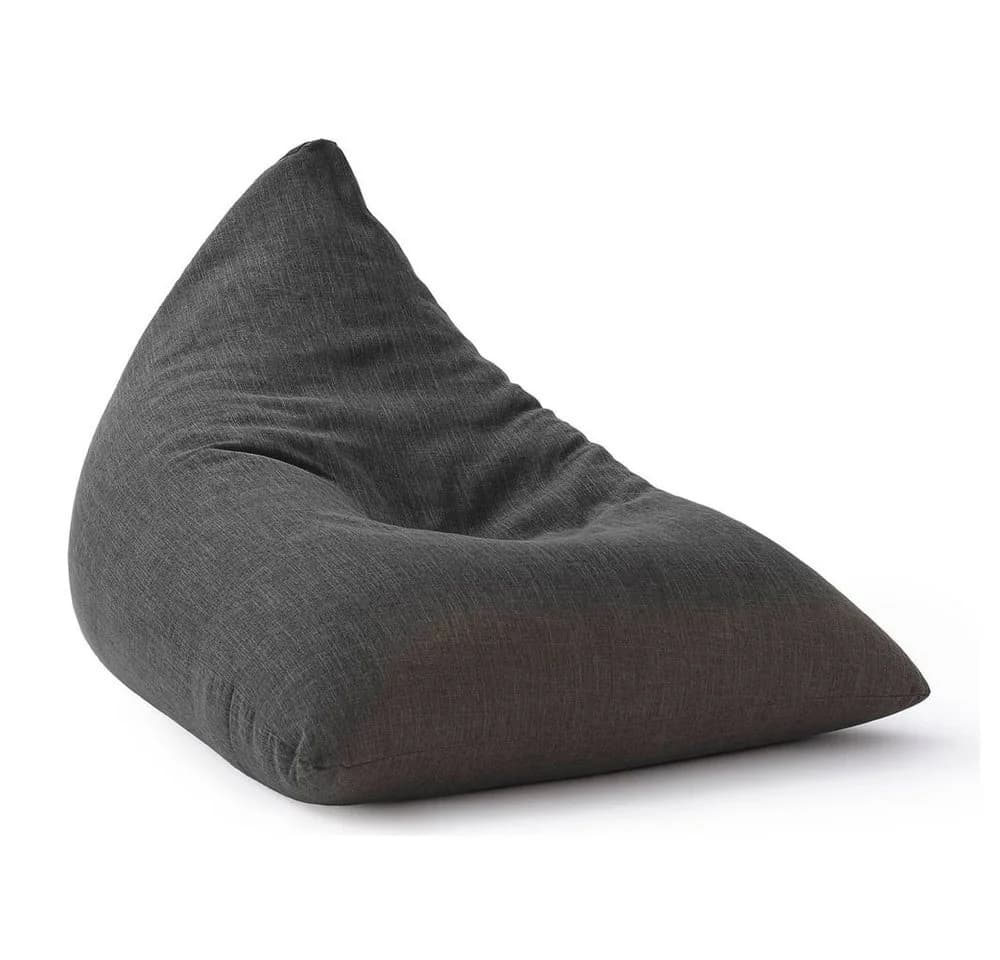 Lumaland Sitzsack Interior Line Dreieck Grau EPS-Perlen - Bild 2