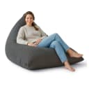 Lumaland Sitzsack Interior Line Dreieck Grau EPS-Perlen Bild 3