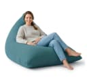 Lumaland Sitzsack Interior Line Dreieck Beige Leinen-Optik Bild 3