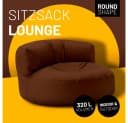 Lumaland Sitzsack Round Sofa Braun In- & Outdoor Bild 1