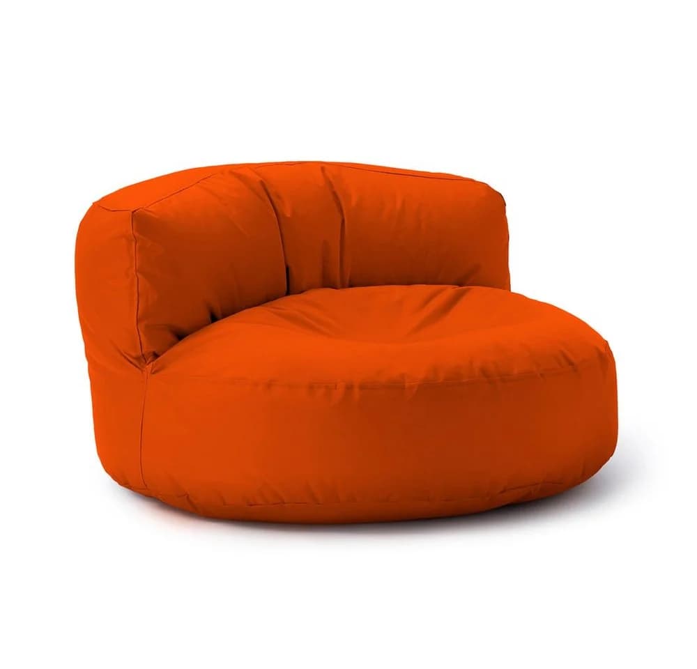 Lumaland Sitzsack Round Sofa Orange In- & Outdoor mit Rückenlehne - Bild 2