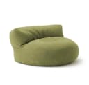 Lumaland Sitzsack Round Sofa Grün mit Rückenlehne Bild 2
