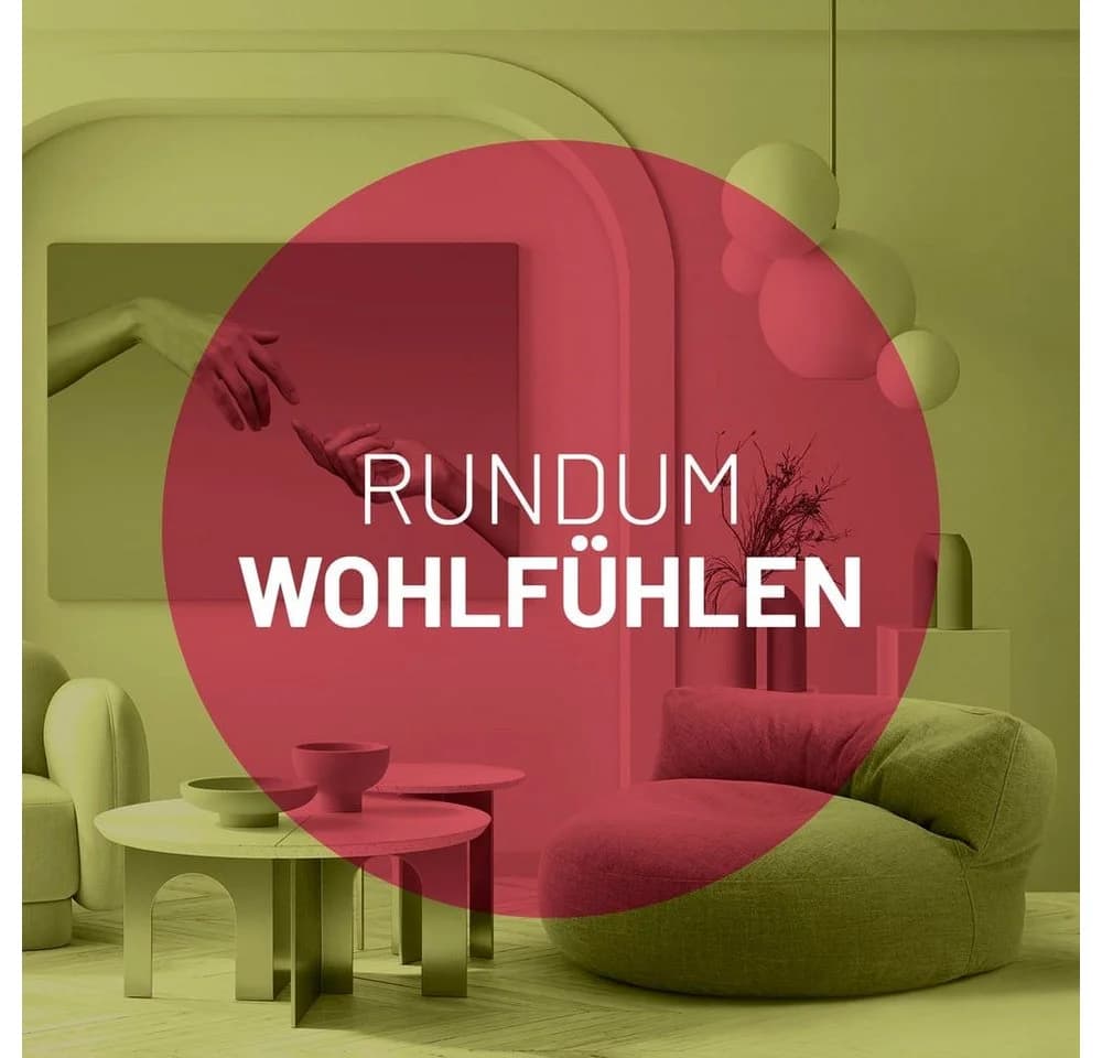 Lumaland Sitzsack Round Sofa Grün mit Rückenlehne - Bild 3
