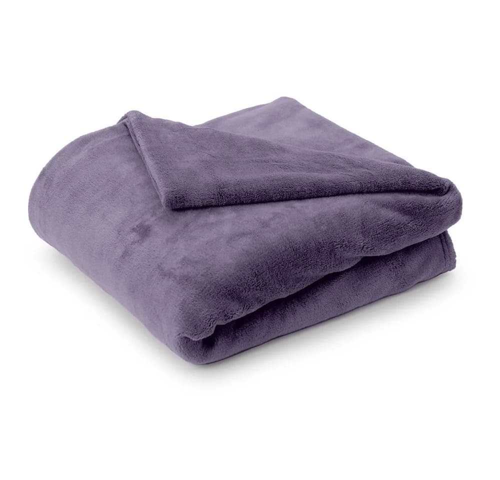Lumaland Kuscheldecke Coral Fleece Violett 150x200cm