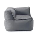 Lumaland Modulares Sitzsack-Modul Grau Wasserfest Abnehmbarer Bezug Bild 2