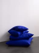 Erlich Textil Kissenbezug FRED 100% Baumwolle Knallblau Bild 2