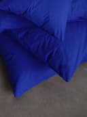 Erlich Textil Kissenbezug FRED 100% Baumwolle Knallblau Bild 3