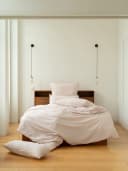Erlich Textil Spannbettlaken COTTON LINEN SELECT Weiß Bild 1
