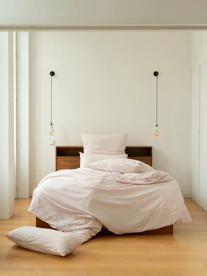 Erlich Textil Spannbettlaken COTTON LINEN SELECT Weiß