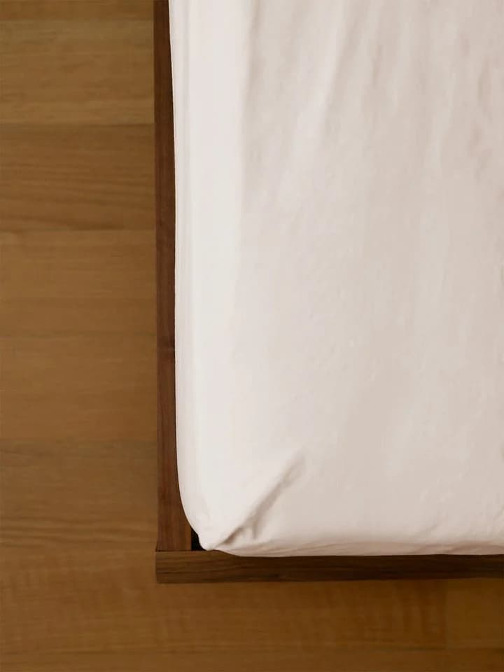 Erlich Textil Spannbettlaken COTTON LINEN SELECT Weiß - Bild 3